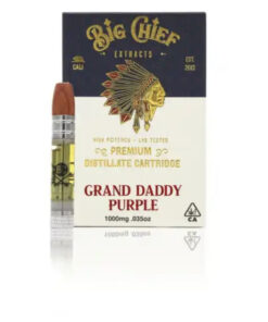 Big Chief THC Vape Cartridge 1G – GrandDaddyPurple